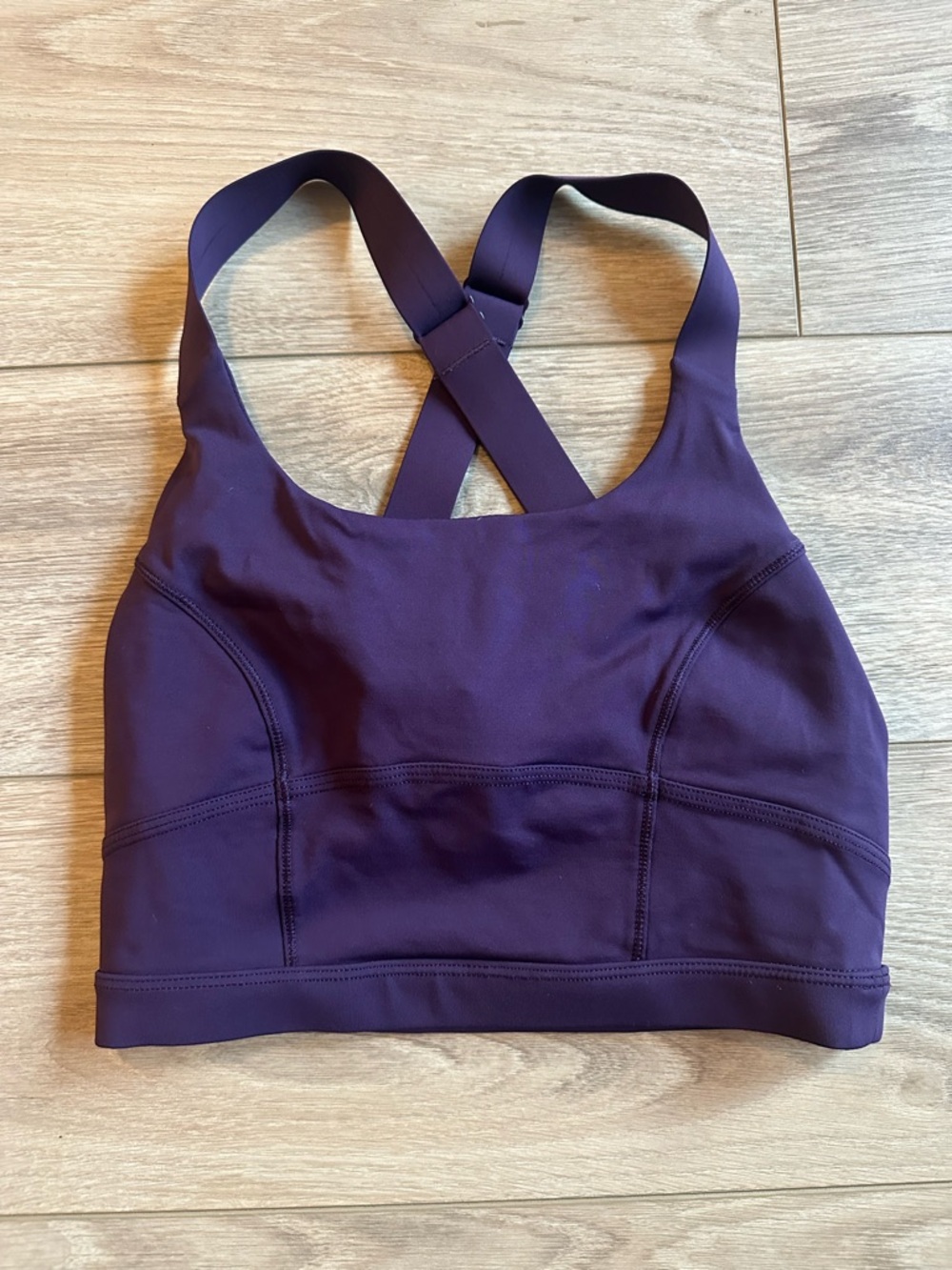 lululemon athletica Deep Purple Cross-Back Sports Bra
